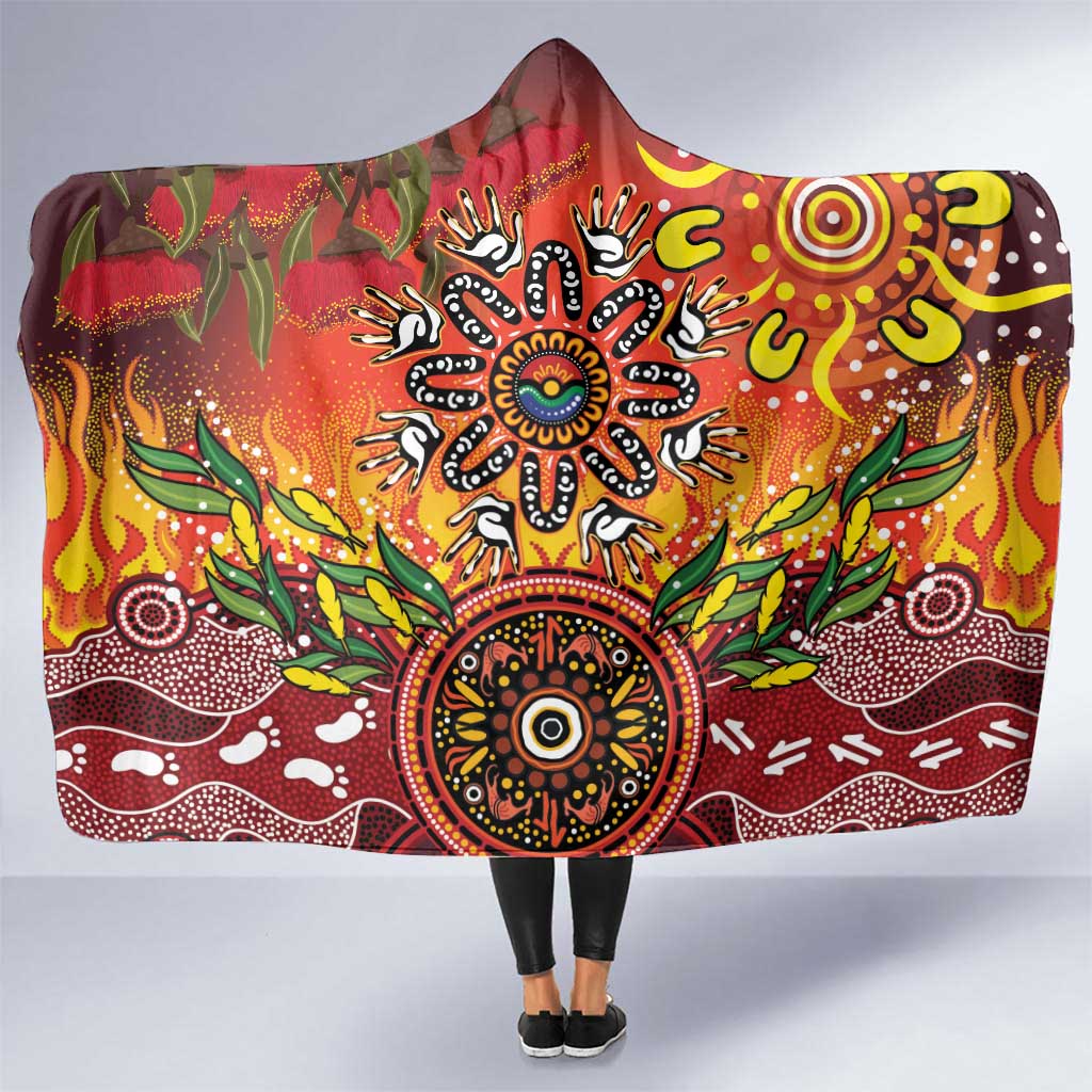 NAIDOC Week 2026 Hooded Blanket 50 Years of Deadly Aboriginal Dot Art