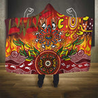 NAIDOC Week 2026 Hooded Blanket 50 Years of Deadly Aboriginal Dot Art
