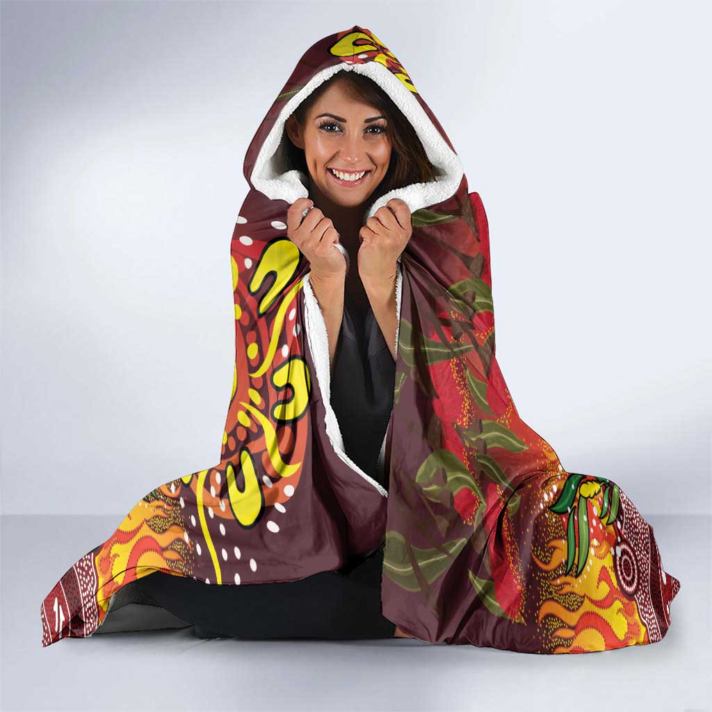 NAIDOC Week 2026 Hooded Blanket 50 Years of Deadly Aboriginal Dot Art