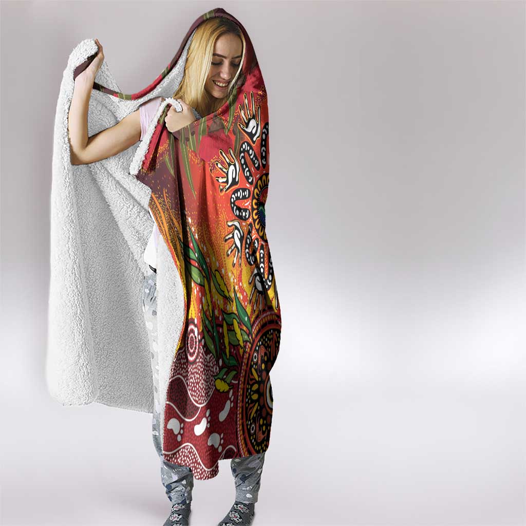 NAIDOC Week 2026 Hooded Blanket 50 Years of Deadly Aboriginal Dot Art