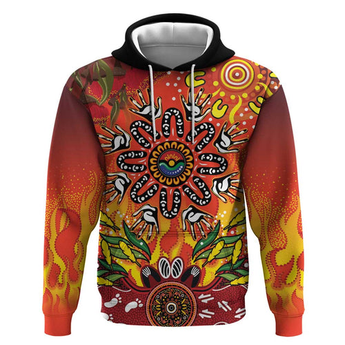 NAIDOC Week 2026 Hoodie 50 Years of Deadly Aboriginal Dot Art
