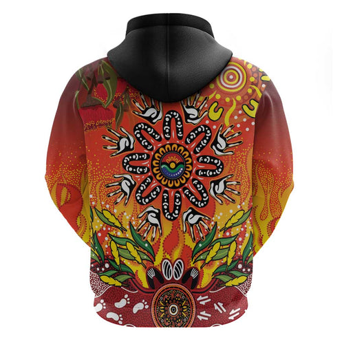 NAIDOC Week 2026 Hoodie 50 Years of Deadly Aboriginal Dot Art