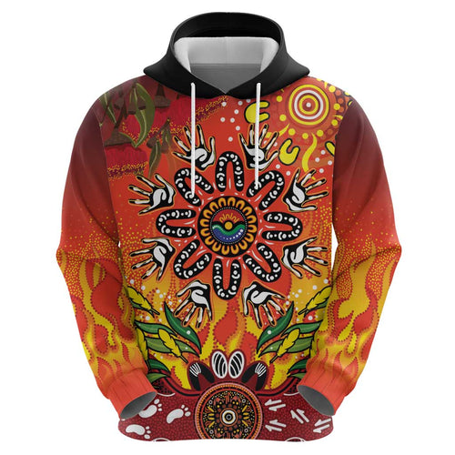 NAIDOC Week 2026 Hoodie 50 Years of Deadly Aboriginal Dot Art