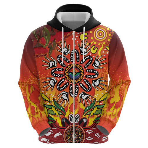 NAIDOC Week 2026 Hoodie 50 Years of Deadly Aboriginal Dot Art