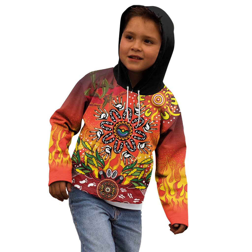 NAIDOC Week 2026 Kid Hoodie 50 Years of Deadly Aboriginal Dot Art