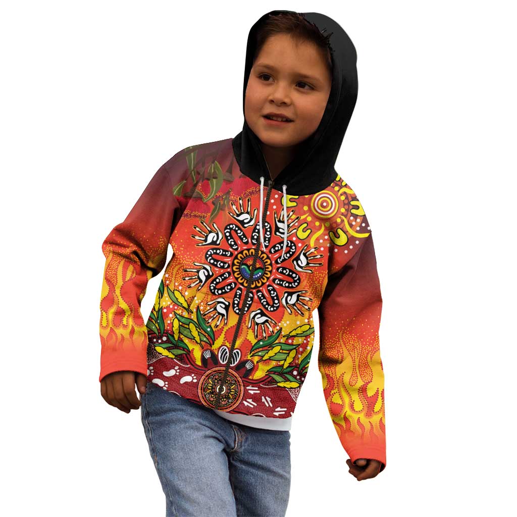 NAIDOC Week 2026 Kid Hoodie 50 Years of Deadly Aboriginal Dot Art