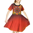 NAIDOC Week 2026 Kid Short Sleeve Dress 50 Years of Deadly Aboriginal Dot Art