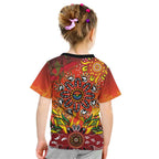 NAIDOC Week 2026 Kid T Shirt 50 Years of Deadly Aboriginal Dot Art