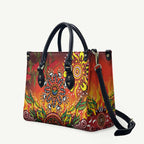 NAIDOC Week 2026 Leather Bag 50 Years of Deadly Aboriginal Dot Art