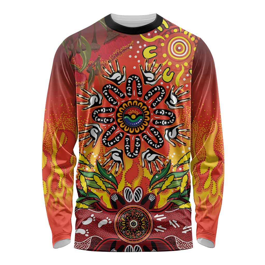 NAIDOC Week 2026 Long Sleeve Shirt 50 Years of Deadly Aboriginal Dot Art