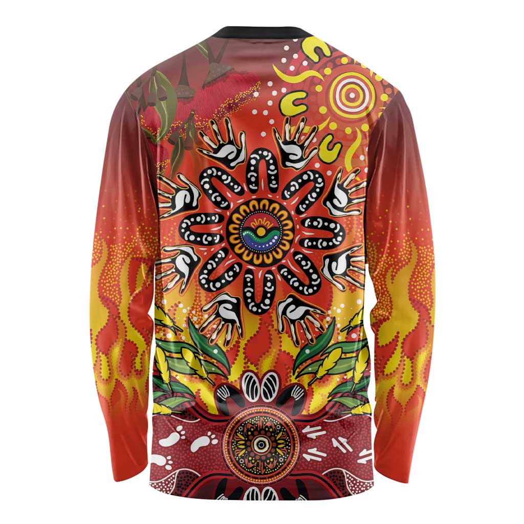 NAIDOC Week 2026 Long Sleeve Shirt 50 Years of Deadly Aboriginal Dot Art