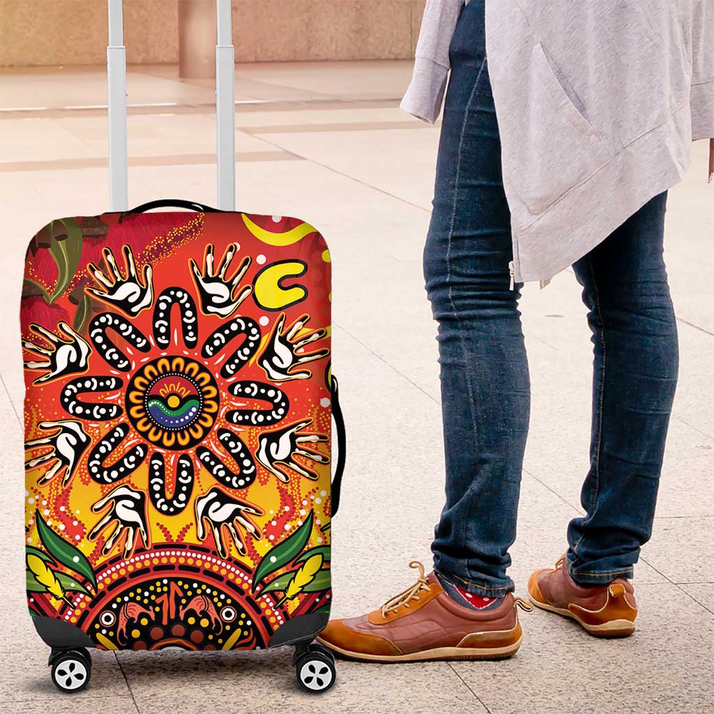 NAIDOC Week 2026 Luggage Cover 50 Years of Deadly Aboriginal Dot Art