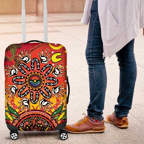 NAIDOC Week 2026 Luggage Cover 50 Years of Deadly Aboriginal Dot Art