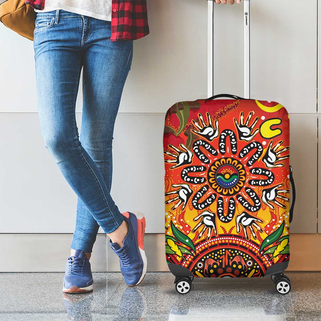 NAIDOC Week 2026 Luggage Cover 50 Years of Deadly Aboriginal Dot Art