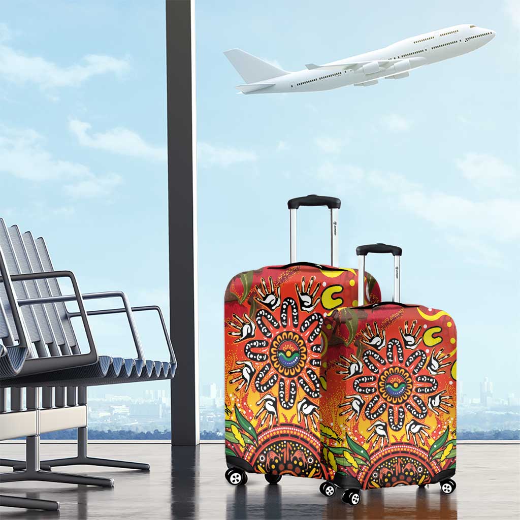 NAIDOC Week 2026 Luggage Cover 50 Years of Deadly Aboriginal Dot Art