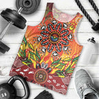 NAIDOC Week 2026 Men Tank Top 50 Years of Deadly Aboriginal Dot Art