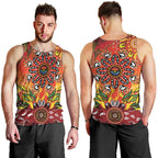 NAIDOC Week 2026 Men Tank Top 50 Years of Deadly Aboriginal Dot Art