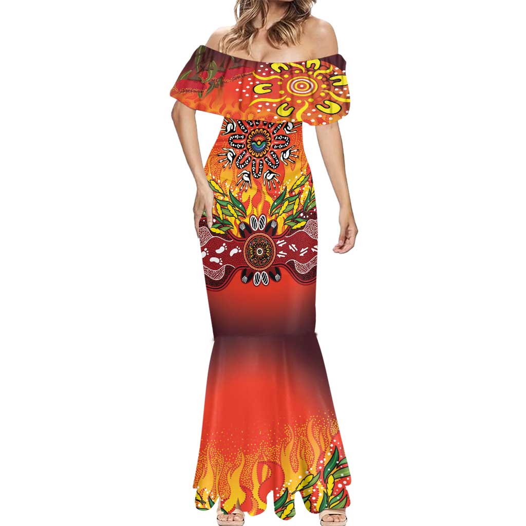 NAIDOC Week 2026 Mermaid Dress 50 Years of Deadly Aboriginal Dot Art