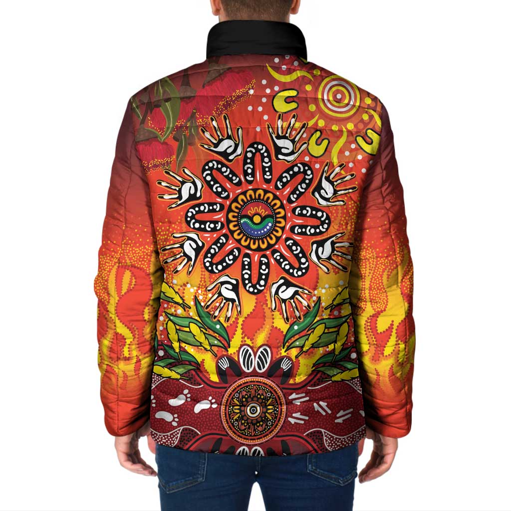 NAIDOC Week 2026 Padded Jacket 50 Years of Deadly Aboriginal Dot Art