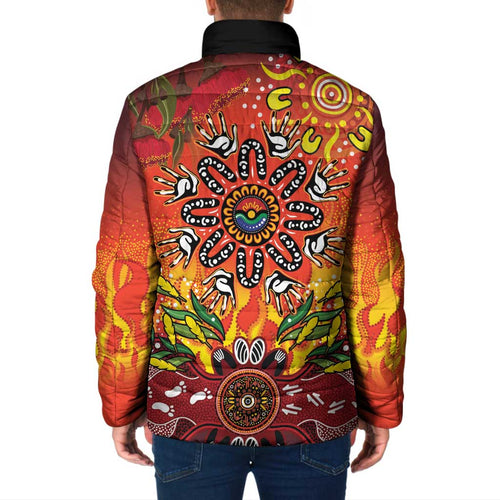 NAIDOC Week 2026 Padded Jacket 50 Years of Deadly Aboriginal Dot Art