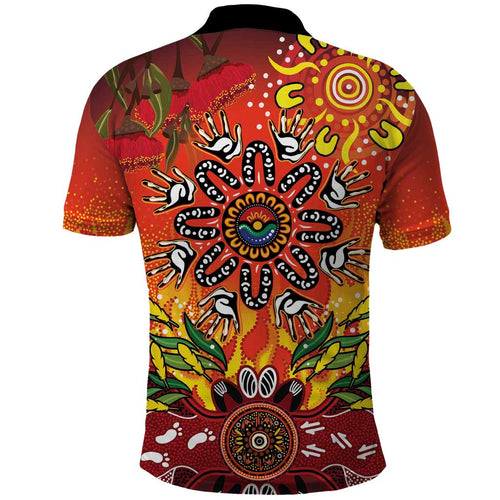 NAIDOC Week 2026 Polo Shirt 50 Years of Deadly Aboriginal Dot Art