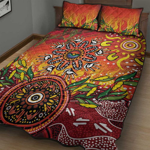 NAIDOC Week 2026 Quilt Bed Set 50 Years of Deadly Aboriginal Dot Art