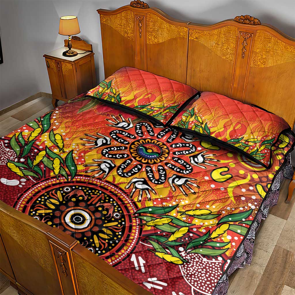 NAIDOC Week 2026 Quilt Bed Set 50 Years of Deadly Aboriginal Dot Art
