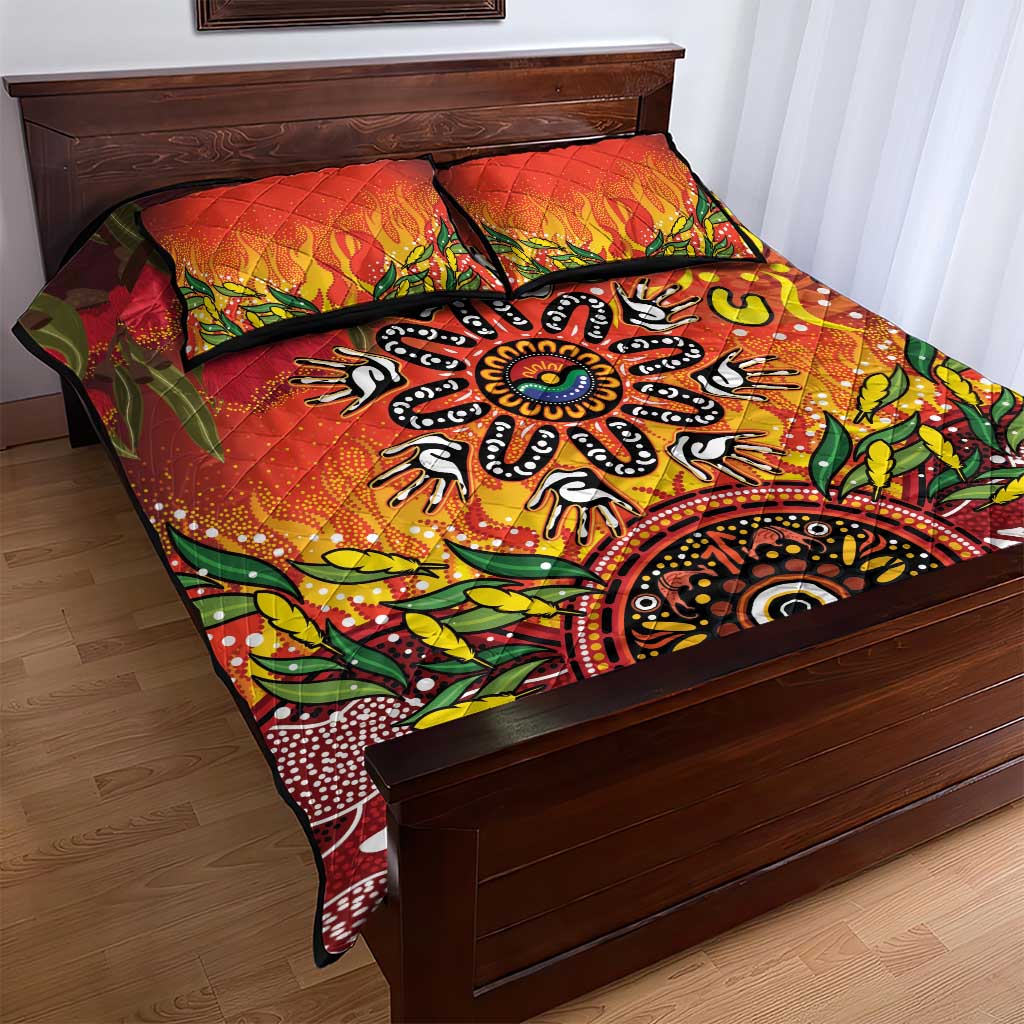 NAIDOC Week 2026 Quilt Bed Set 50 Years of Deadly Aboriginal Dot Art