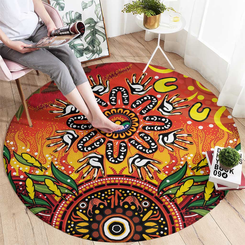 NAIDOC Week 2026 Round Carpet 50 Years of Deadly Aboriginal Dot Art