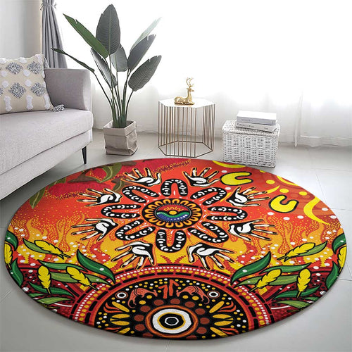 NAIDOC Week 2026 Round Carpet 50 Years of Deadly Aboriginal Dot Art