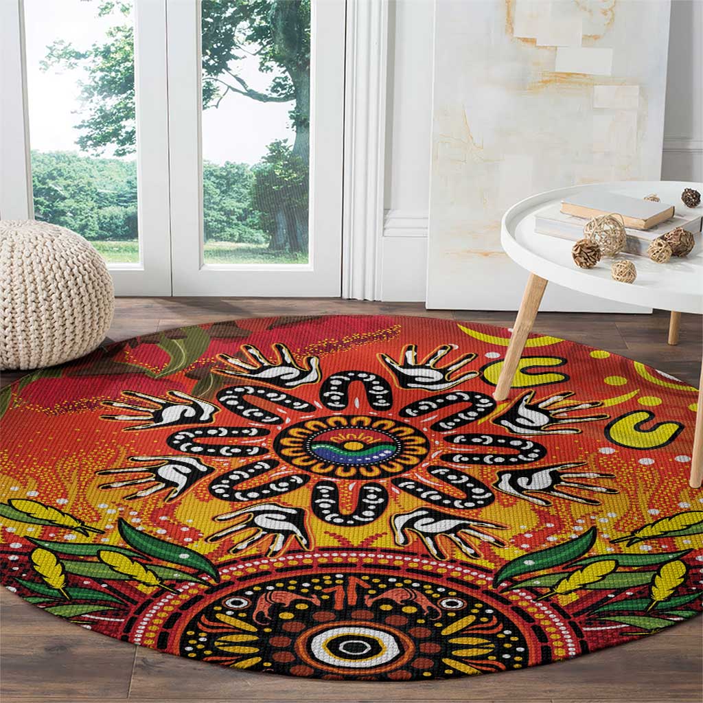 NAIDOC Week 2026 Round Carpet 50 Years of Deadly Aboriginal Dot Art