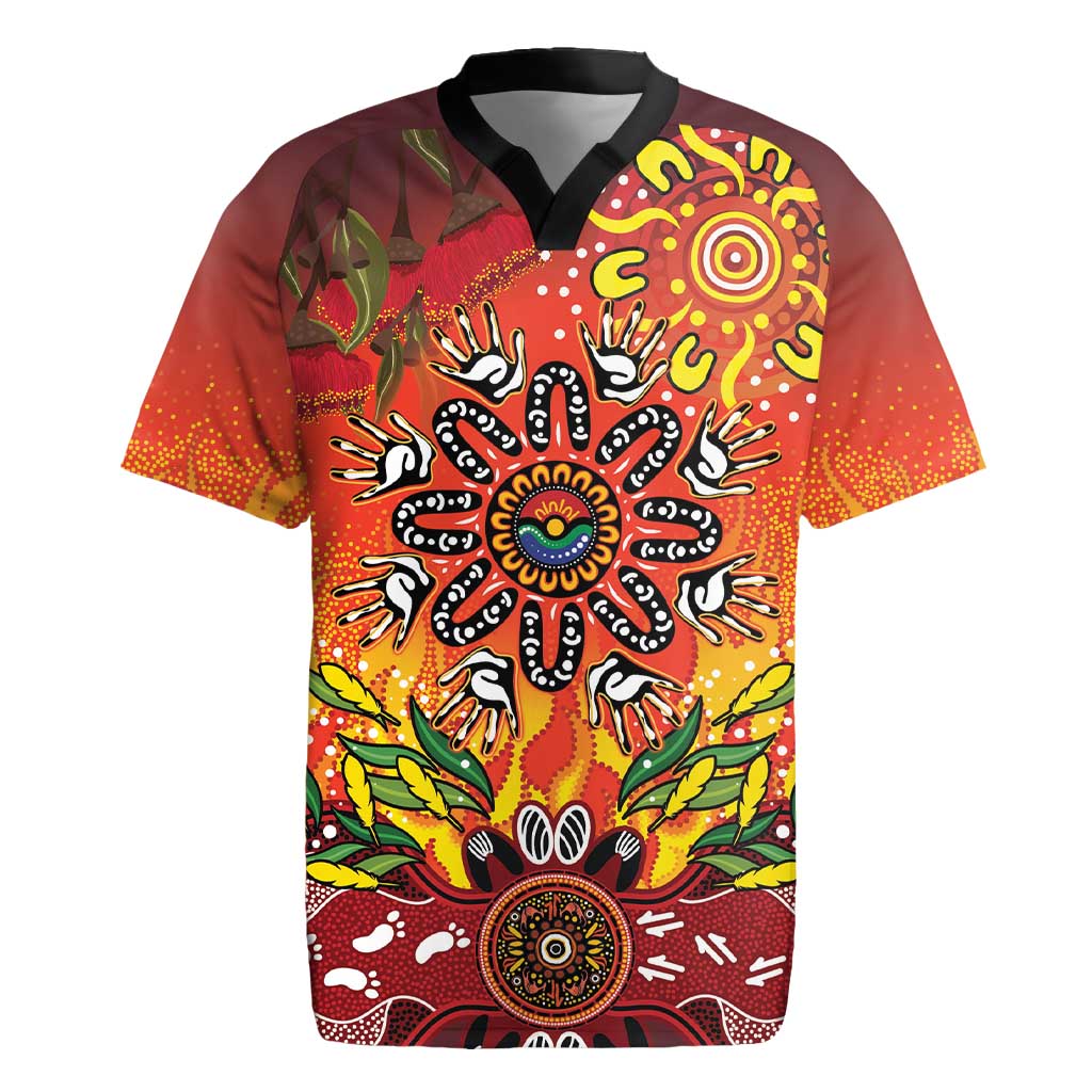 NAIDOC Week 2026 Rugby Jersey 50 Years of Deadly Aboriginal Dot Art