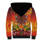 NAIDOC Week 2026 Sherpa Hoodie 50 Years of Deadly Aboriginal Dot Art