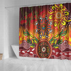 NAIDOC Week 2026 Shower Curtain 50 Years of Deadly Aboriginal Dot Art