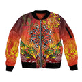 NAIDOC Week 2026 Sleeve Zip Bomber Jacket 50 Years of Deadly Aboriginal Dot Art