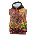 NAIDOC Week 2026 Sleeveless Hoodie 50 Years of Deadly Aboriginal Dot Art