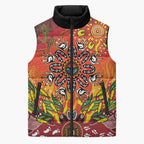 NAIDOC Week 2026 Sleeveless Puffer Jacket 50 Years of Deadly Aboriginal Dot Art