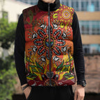 NAIDOC Week 2026 Sleeveless Puffer Jacket 50 Years of Deadly Aboriginal Dot Art
