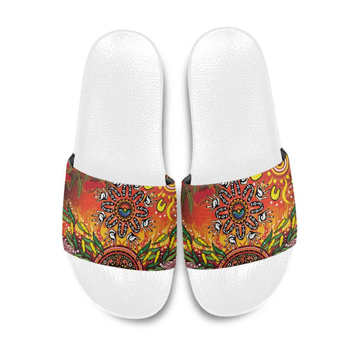 NAIDOC Week 2026 Slide Sandals 50 Years of Deadly Aboriginal Dot Art