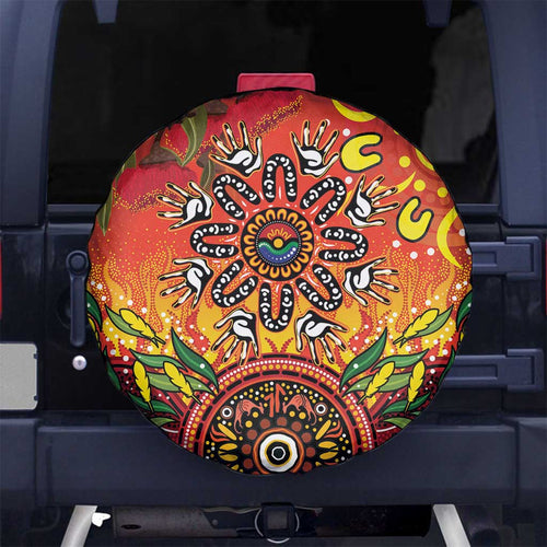 NAIDOC Week 2026 Spare Tire Cover 50 Years of Deadly Aboriginal Dot Art