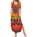 NAIDOC Week 2026 Summer Maxi Dress 50 Years of Deadly Aboriginal Dot Art