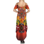 NAIDOC Week 2026 Summer Maxi Dress 50 Years of Deadly Aboriginal Dot Art