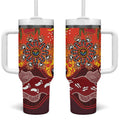 NAIDOC Week 2026 Tumbler With Handle 50 Years of Deadly Aboriginal Dot Art