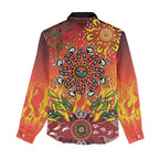NAIDOC Week 2026 Women Casual Shirt 50 Years of Deadly Aboriginal Dot Art
