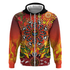 NAIDOC Week 2026 Zip Hoodie 50 Years of Deadly Aboriginal Dot Art