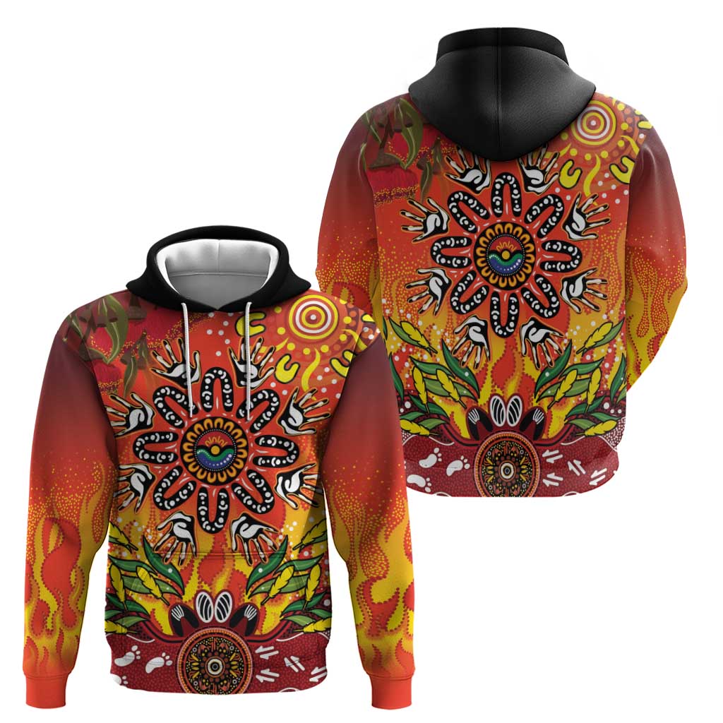 NAIDOC Week 2026 Zip Hoodie 50 Years of Deadly Aboriginal Dot Art