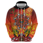 NAIDOC Week 2026 Zip Hoodie 50 Years of Deadly Aboriginal Dot Art