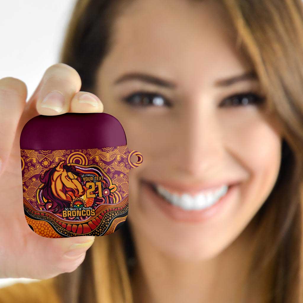 Custom Broncos Honouring First Nations AirPods Case NAIDOC 2026 Deadly 50 Years