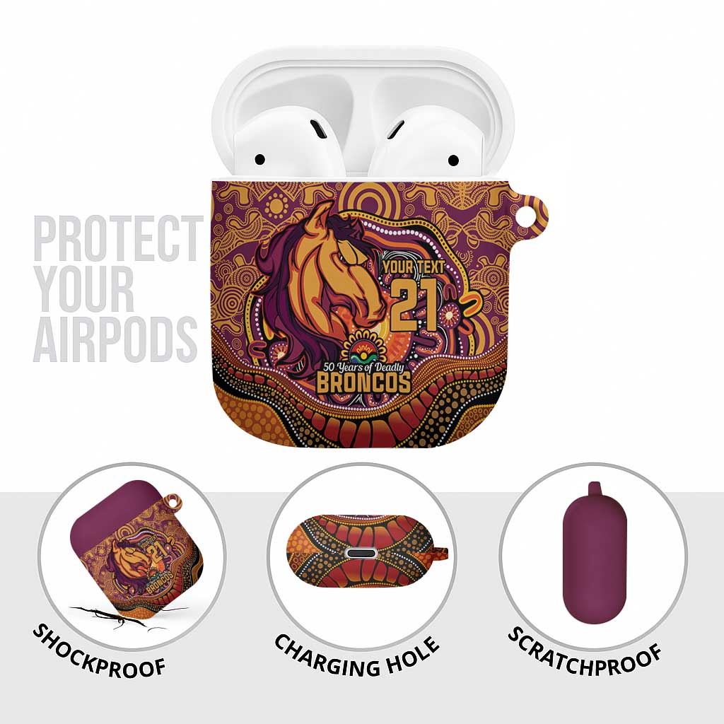 Custom Broncos Honouring First Nations AirPods Case NAIDOC 2026 Deadly 50 Years
