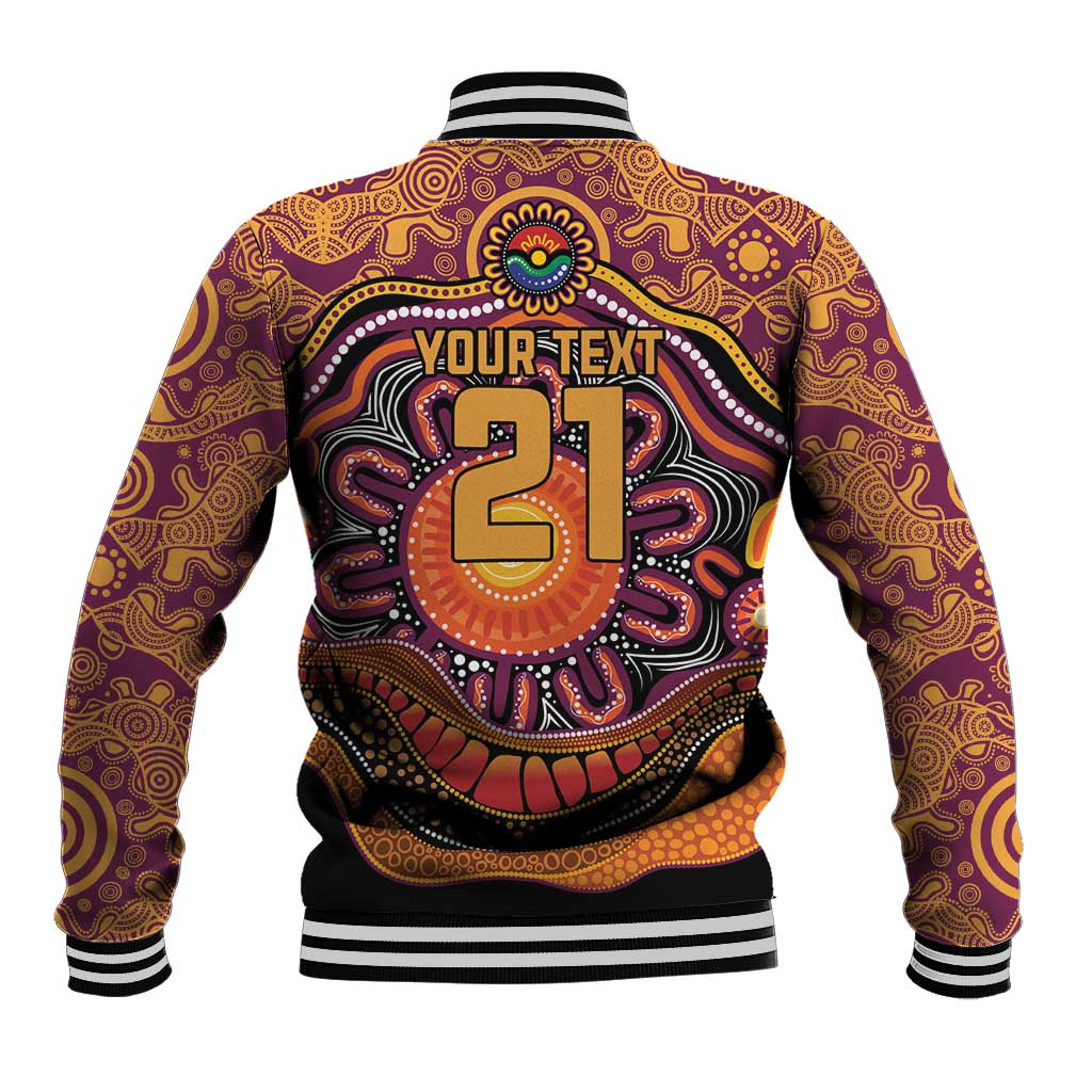 Custom Broncos Honouring First Nations Baseball Jacket NAIDOC 2026 Deadly 50 Years